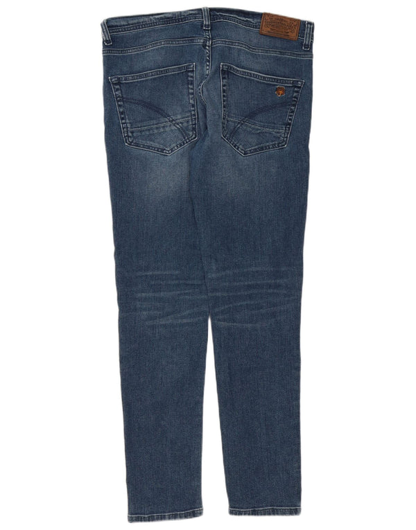 Harmont & Blaine Mens Slim Jeans W34 L30 Azul Algodão