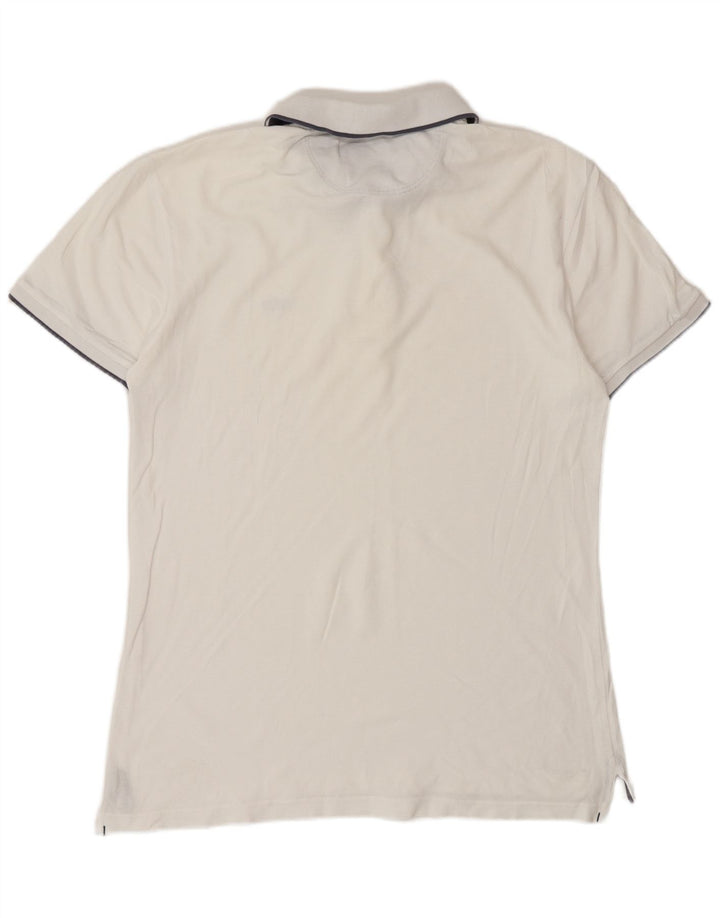 Camisa polo masculina Levi's Standard Fit média branca