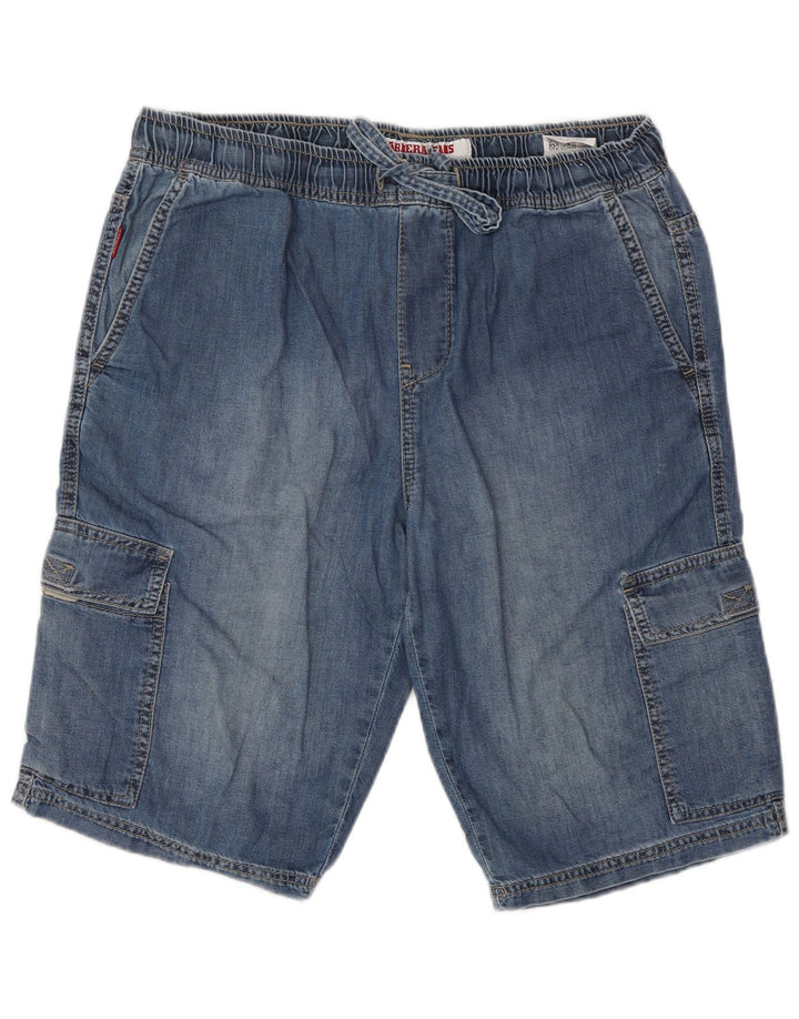 Carrera Masculino 629 Cargo Denim Shorts IT 48 Médio W32 Azul Algodão