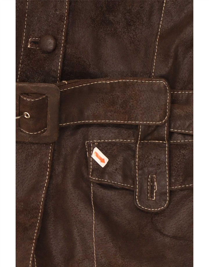Jaqueta de couro feminina Rino&Pelle IT 38 XS marrom