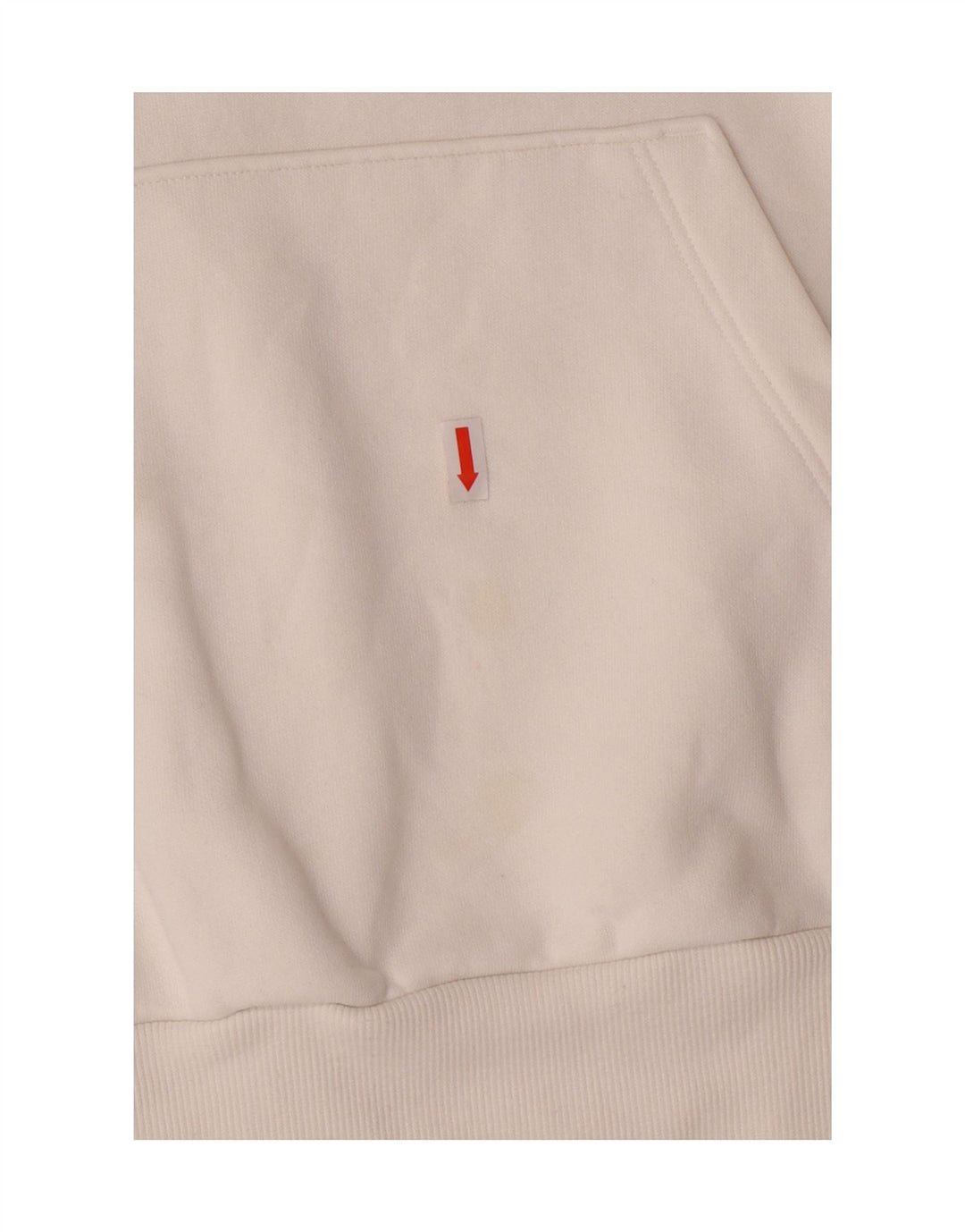 PUMA Womens Graphic Hoodie Jumper UK 12 Medium White Cotton Vintage Puma and Second-Hand Puma from Messina Hembry 