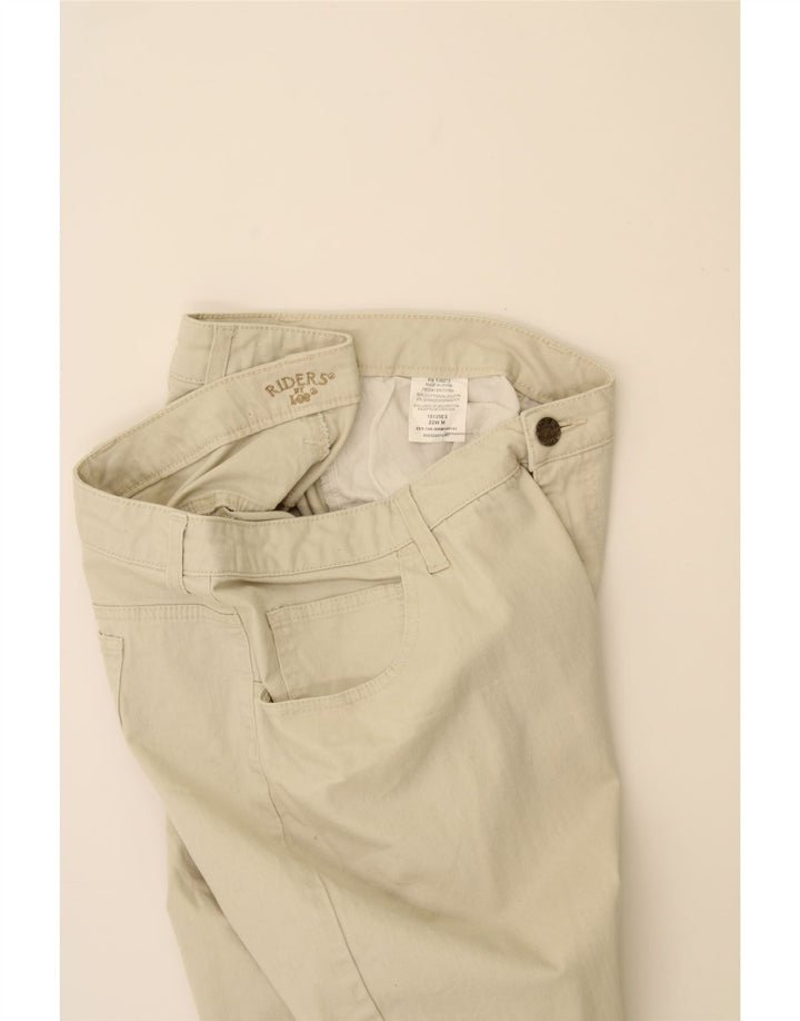 LEE Womens Riders Bermuda Shorts US 22 3XL W44 Beige Cotton Vintage Lee and Second-Hand Lee from Messina Hembry 