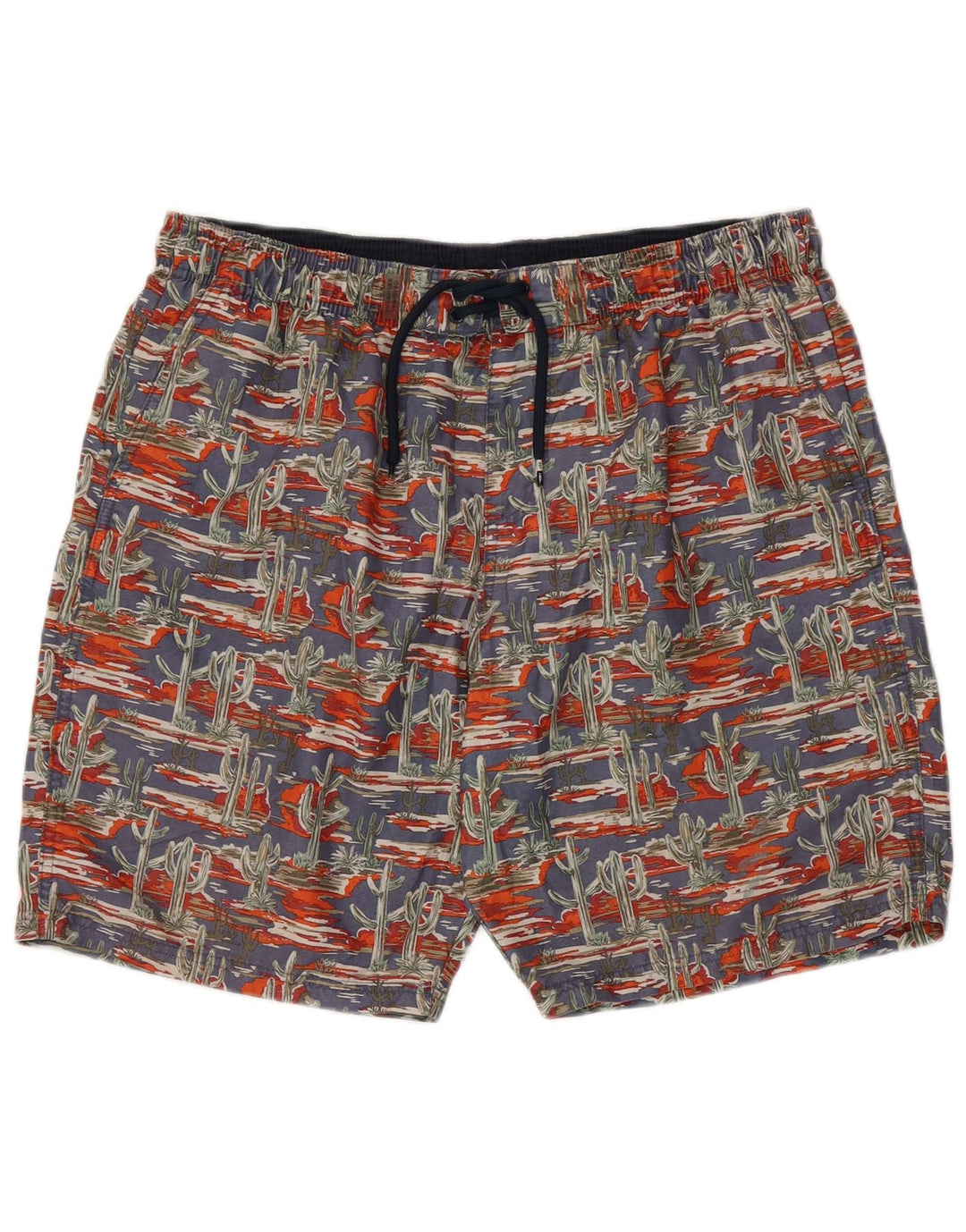 Shorts de banho masculino Marks & Spencer com padrão abstrato XL multicolorido