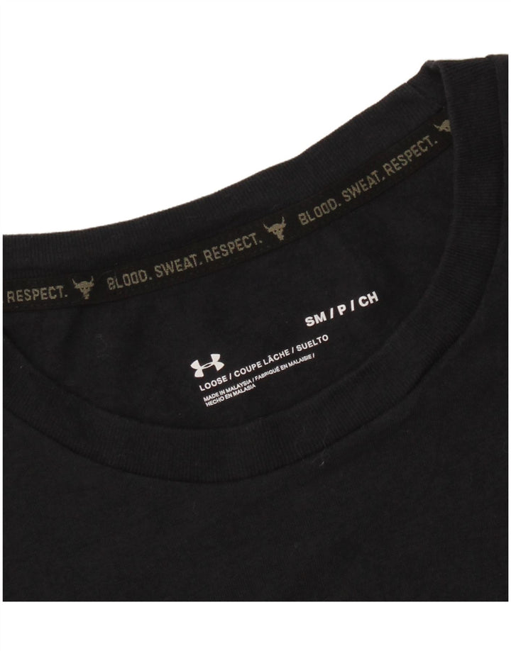 Camiseta gráfica masculina UNDER ARMOUR pequena preta