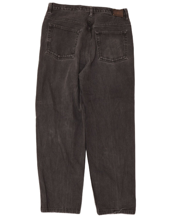 Calça jeans masculina Calvin Klein Easy Fit solta W34 L28 algodão preto