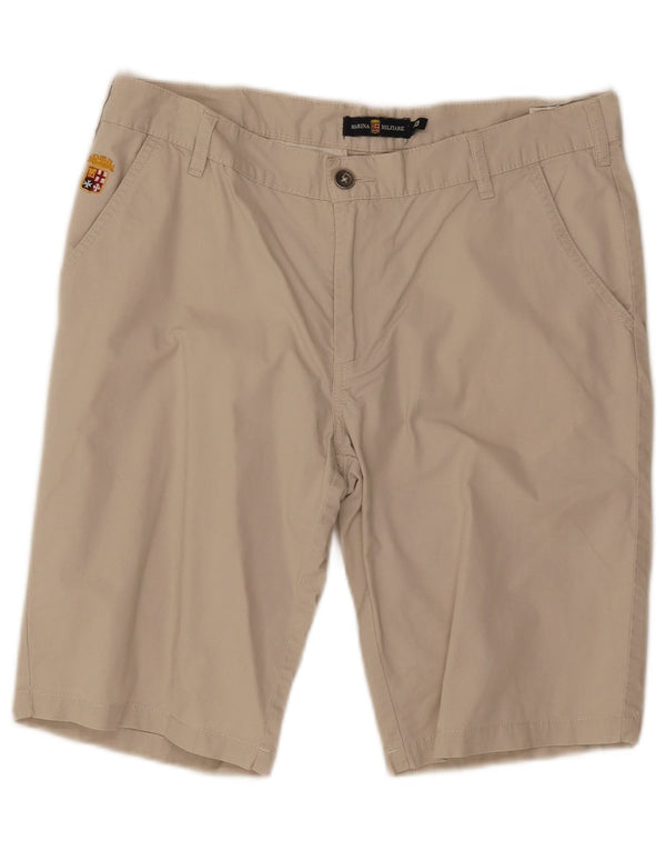 Marina Militare Mens Chino Shorts IT 50 Grande W35 Bege