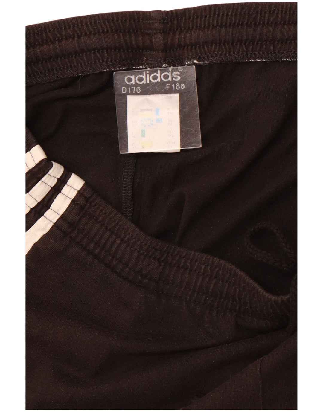 Shorts esportivos masculinos ADIDAS 15-16 anos preto algodão
