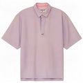 Camisa pulôver masculina de manga curta XL de algodão roxo da Crew Clothing