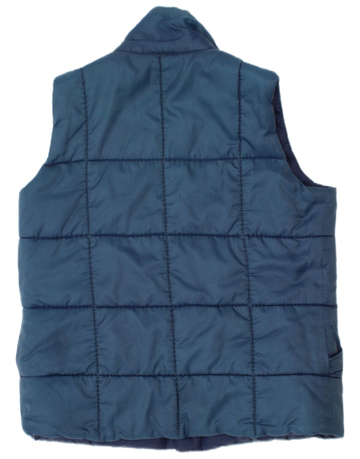 Colete acolchoado Puffa Boys 7-8 anos grande nylon azul