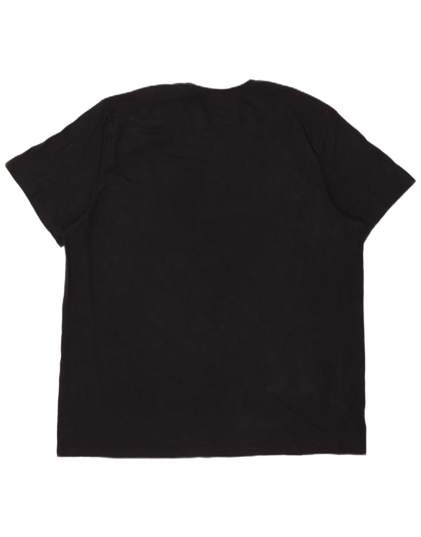 Camiseta Nike masculina gráfica Top 2XL algodão preto