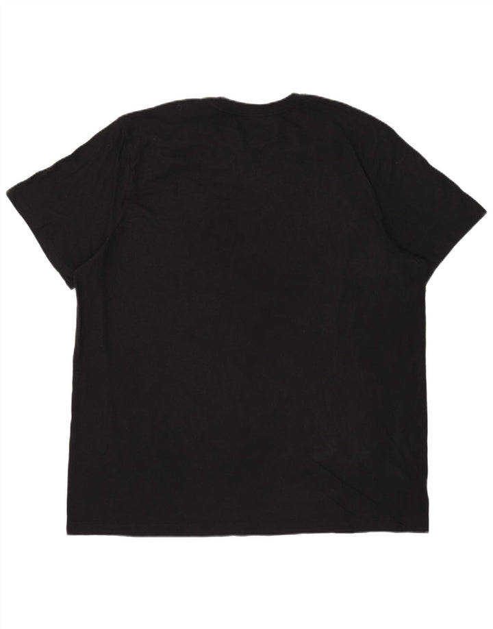 Camiseta Nike masculina gráfica Top 2XL algodão preto