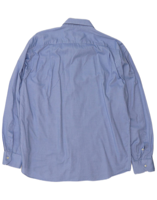 Camisa masculina Roccobarocco tamanho 43 17 XL azul