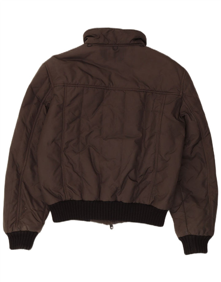 Jaqueta bomber masculina Refrigiwear UK 40 grande marrom nylon