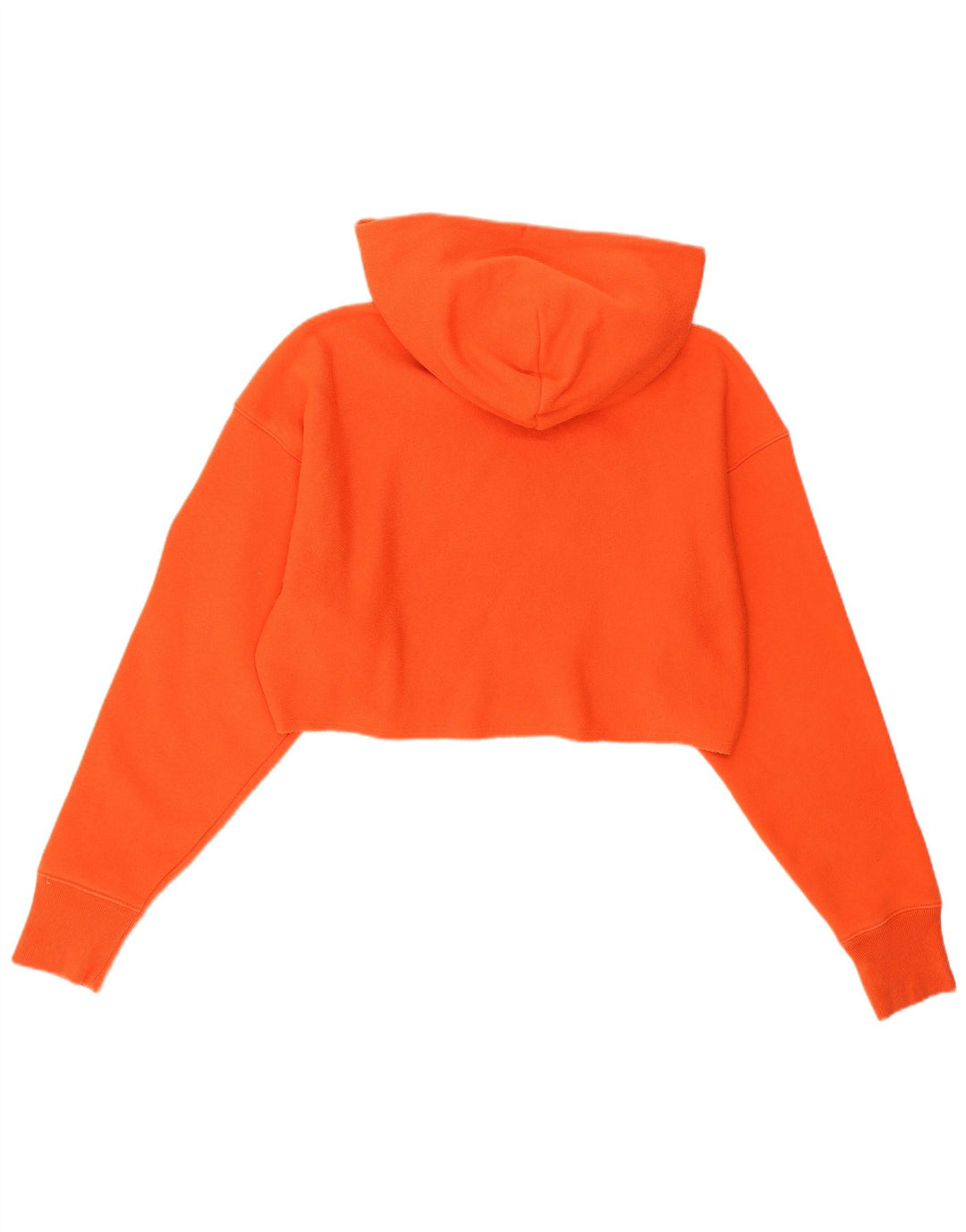 CHAMPION Suéter feminino oversized com capuz e corte gráfico UK 6 XS algodão laranja