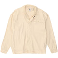 Adidas Mens Bomber Jacket UK 36 Pequeno Off White Algodão