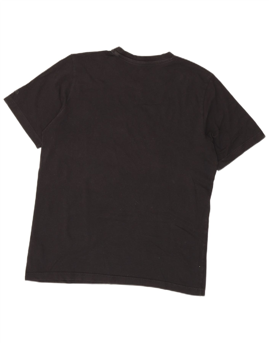 Adidas Mens Graphic T-Shirt Top Médio Algodão Preto