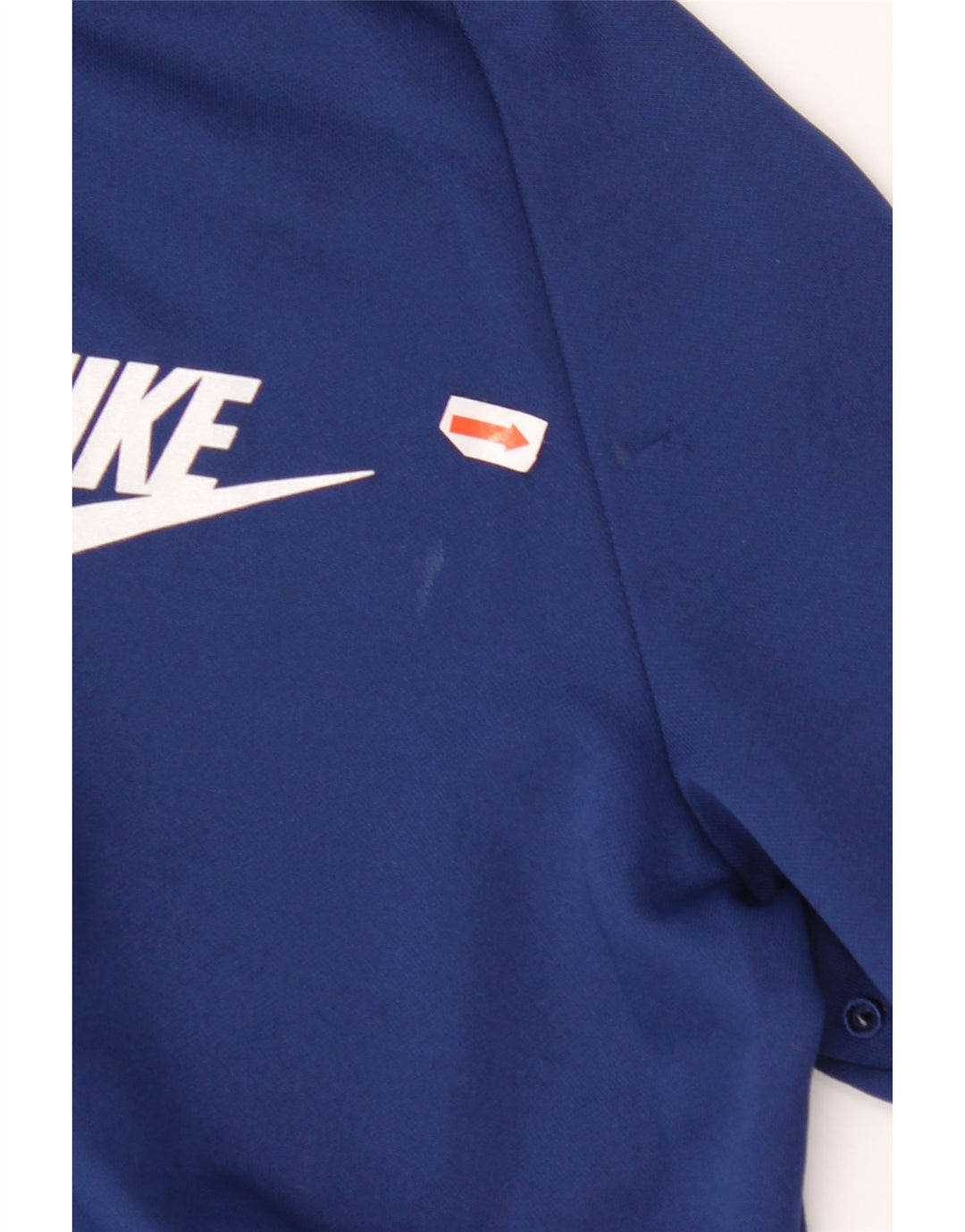 Suéter NIKE Boys Zip com capuz 12-13 anos grande azul marinho colorblock