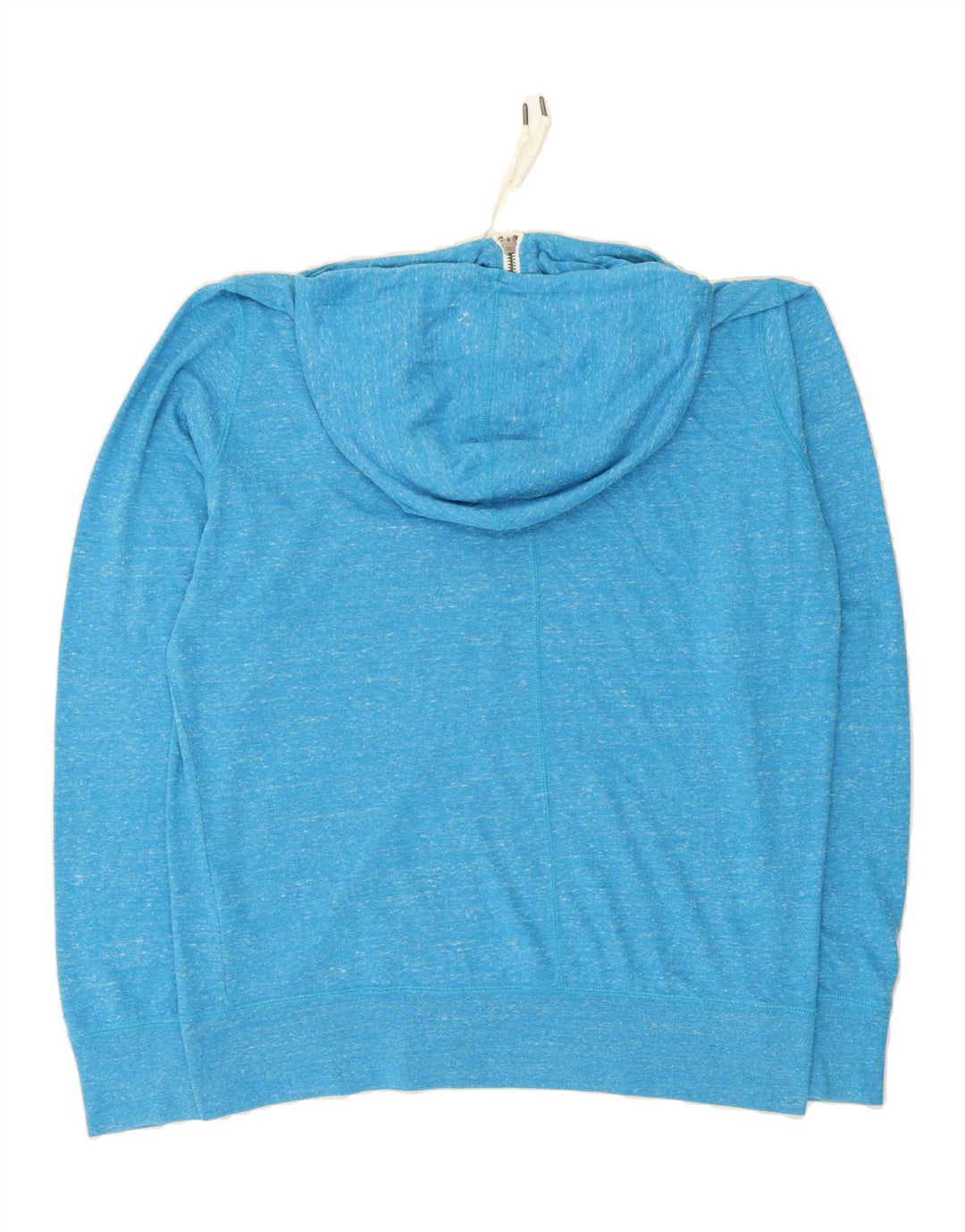 NIKE Womens Zip Hoodie Sweater UK 18 XL Blue Flecked Cotton Vintage Nike and Second-Hand Nike from Messina Hembry 