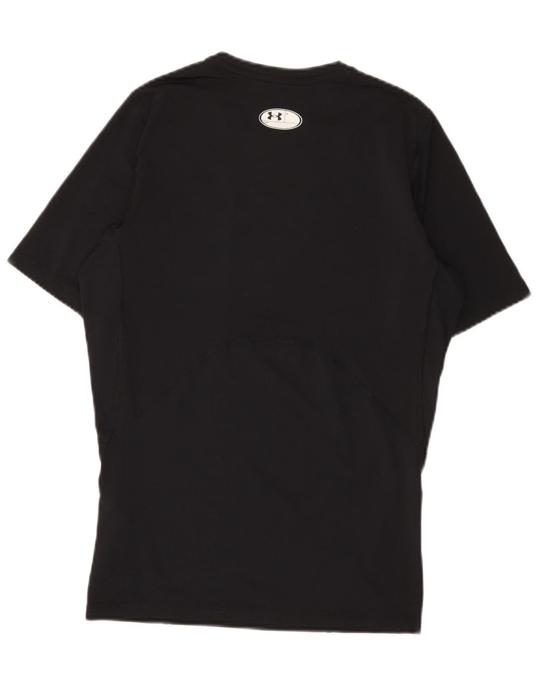 Camiseta de compressão masculina Under Armour grande poliéster preto