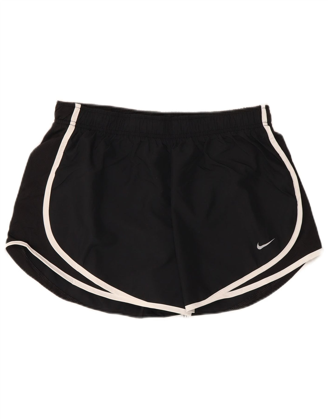 Shorts esportivos femininos NIKE UK 14 grande poliéster preto