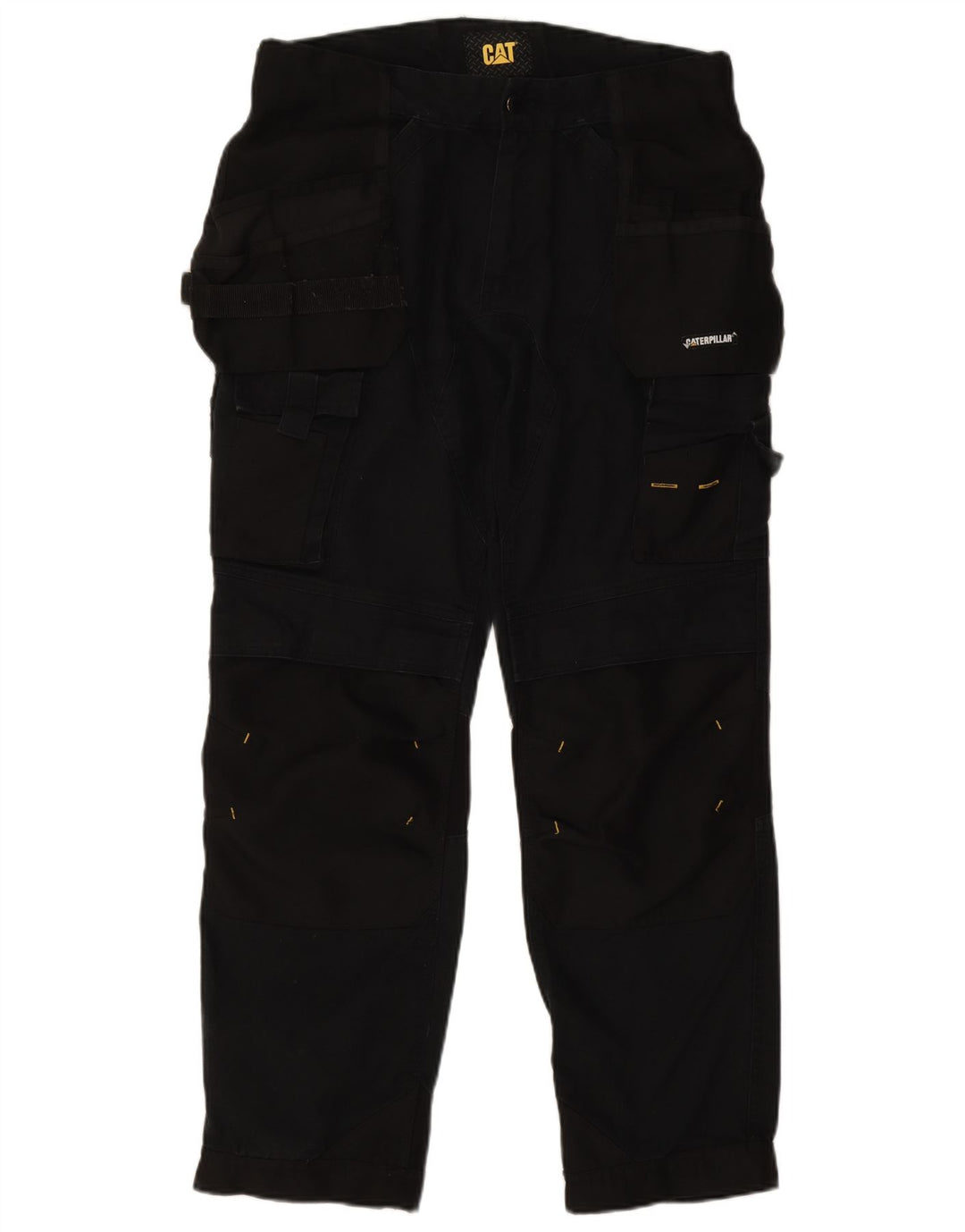 Calça cargo reta masculina CAT W32 L29 algodão preto