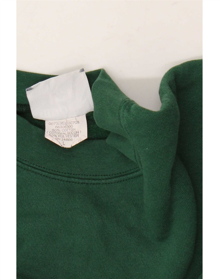 Lee moletom masculino gráfico jumper grande algodão verde