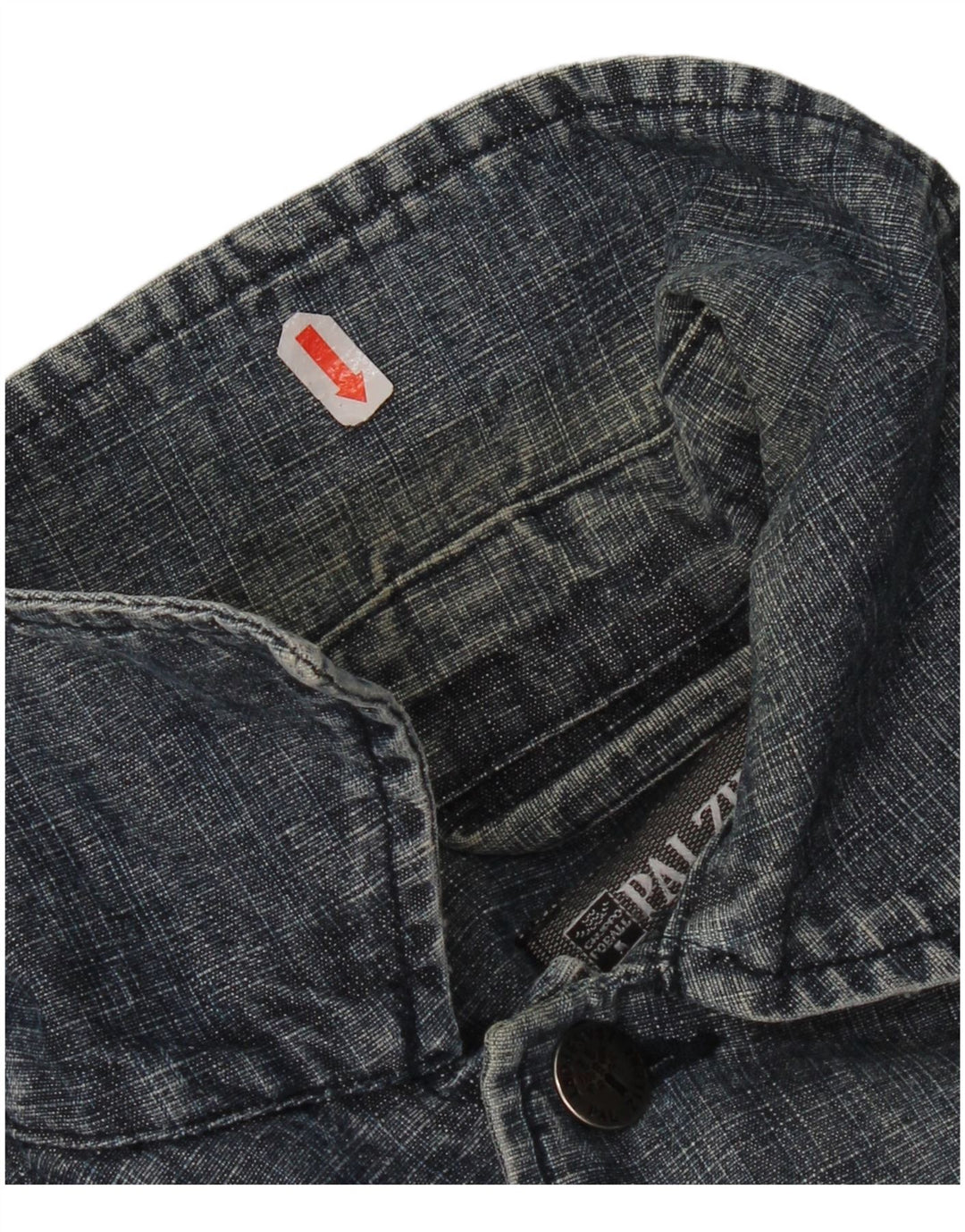Jaqueta jeans masculina Pal Zileri IT 48 algodão azul médio