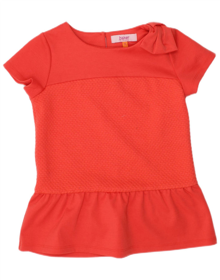 Blusa feminina Ted Baker 7-8 anos poliéster vermelho