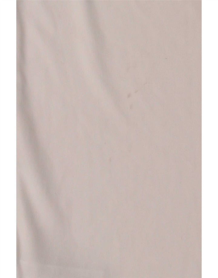 Adidas Mens Aeroready Camiseta Top Médio Branco Colourblock Poliéster