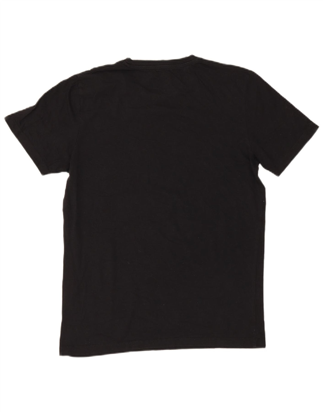 Camiseta gráfica masculina Jack & Jones Top médio algodão preto
