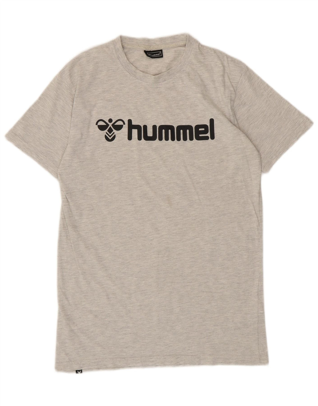 Camiseta masculina gráfica HUMMEL algodão cinza médio