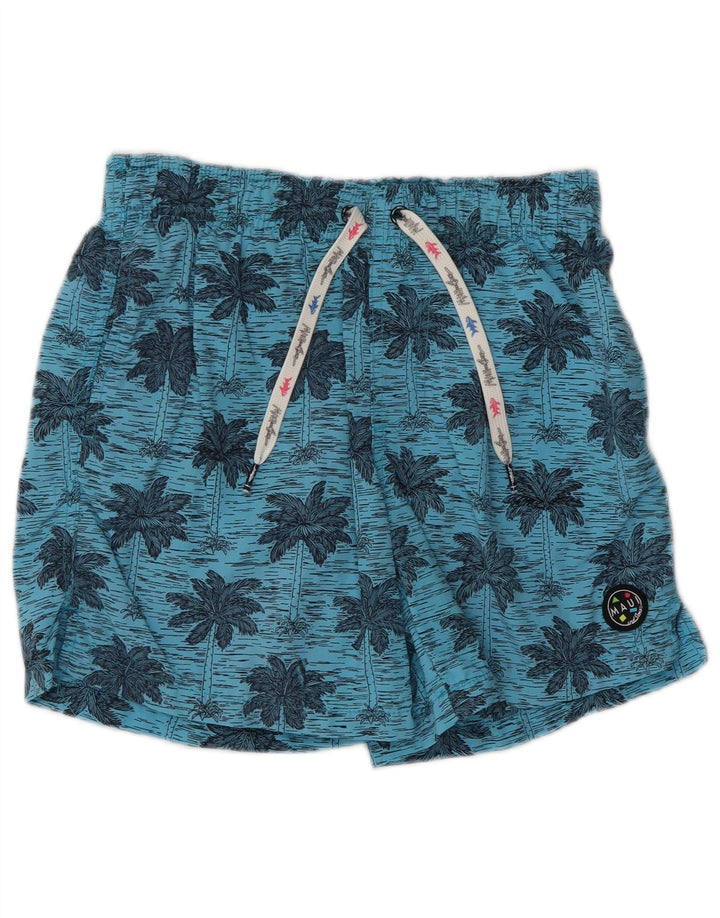 Shorts de natação masculino MAUI AND SONS médio azul poliamida havaiano