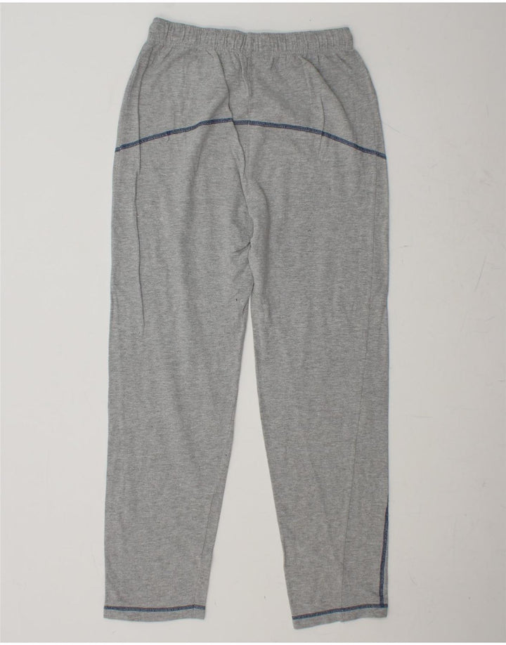 Calça de treino masculina KAPPA pequena cinza manchada de algodão