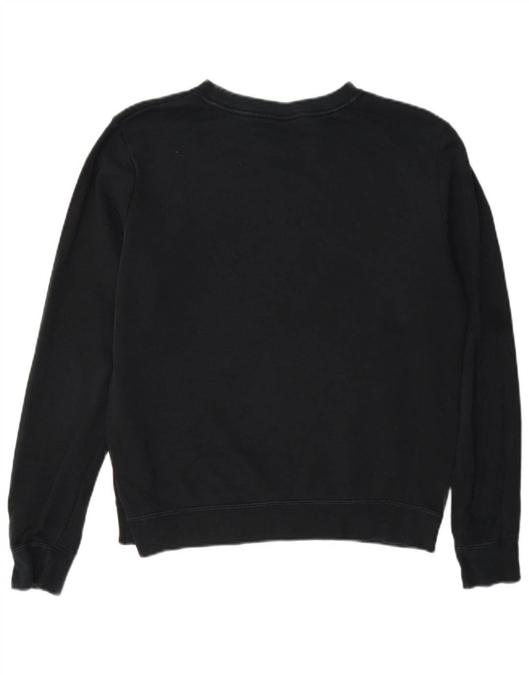 Moletom feminino Nike gráfico oversized Jumper UK 10 pequeno algodão preto