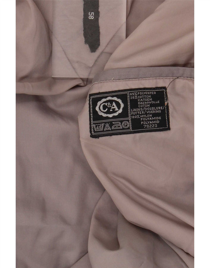 Jaqueta bomber masculina C&A IT 58 4XL cinza Colourblock poliéster