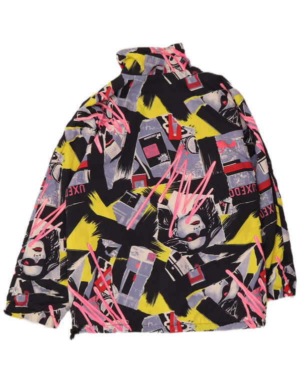 Jaqueta de chuva masculina Olympia Graphic UK 40 grande bloco colorido multicolorido