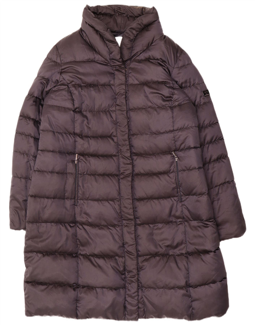 Casaco acolchoado feminino Voyage Marina Rinaldi tamanho 21 médio azul marinho nylon