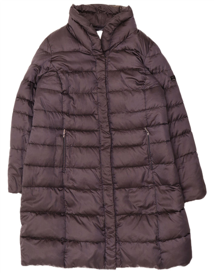Casaco acolchoado feminino Voyage Marina Rinaldi tamanho 21 médio azul marinho nylon