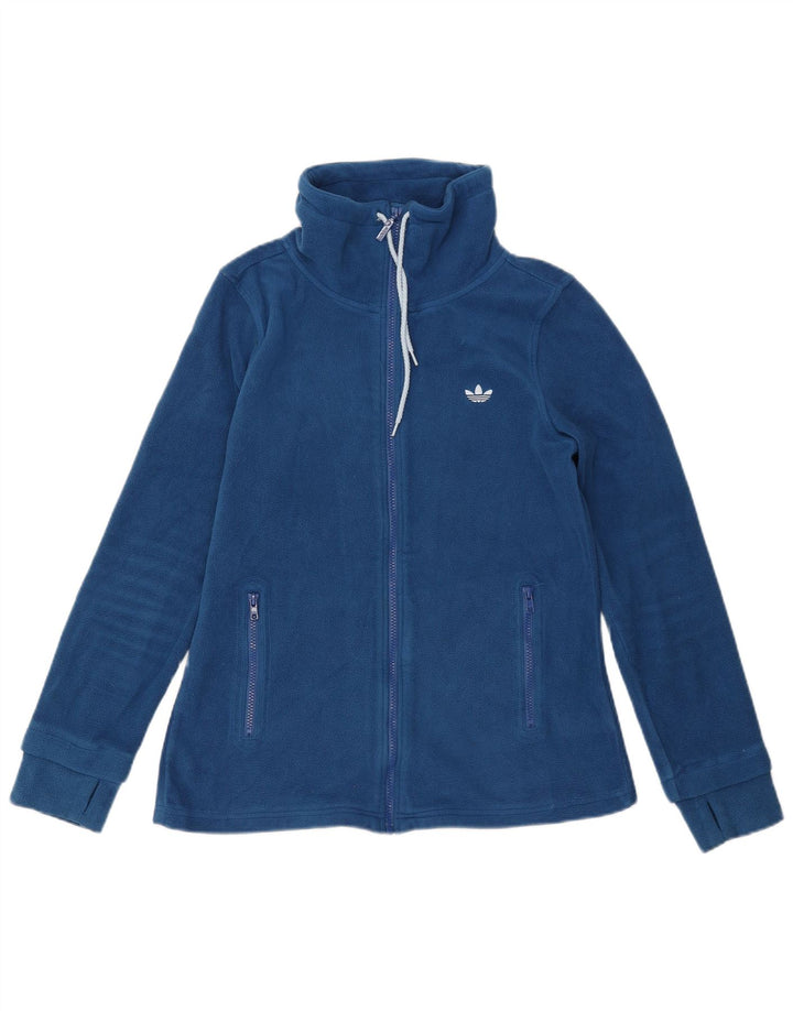 Jaqueta Adidas Feminina Graphic Fleece EU 42 Poliéster Azul Médio