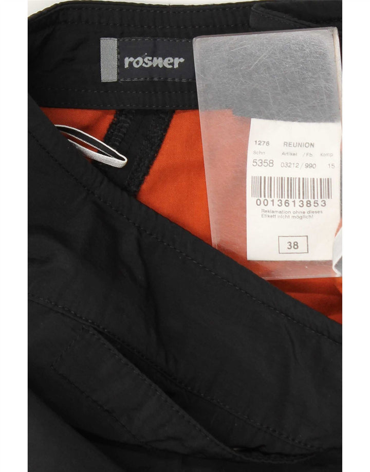 Saia maxi feminina Rosner EU 38 médio W30 algodão preto