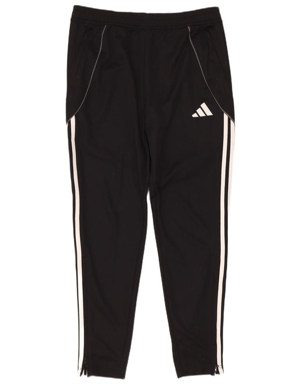 Calça de treino masculina Adidas Aeroready Slim Fit poliéster preto médio