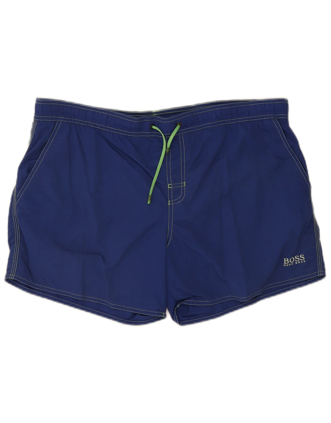 Shorts de natação masculino Hugo Boss XL azul marinho