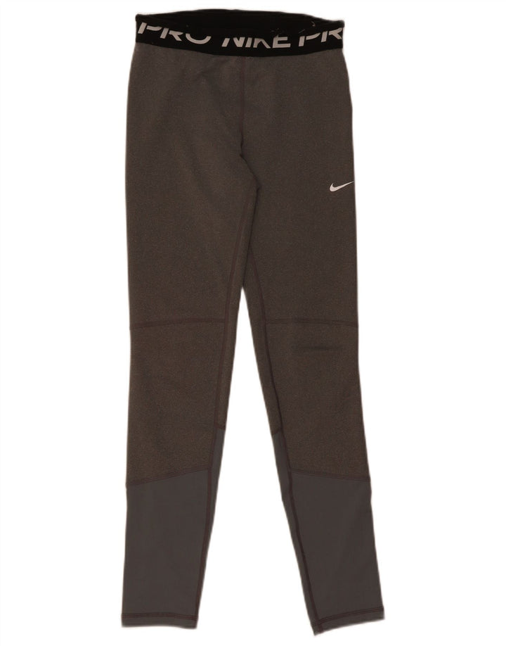 Leggings Nike Dri Fit para meninas 13-14 anos XL cinza poliéster