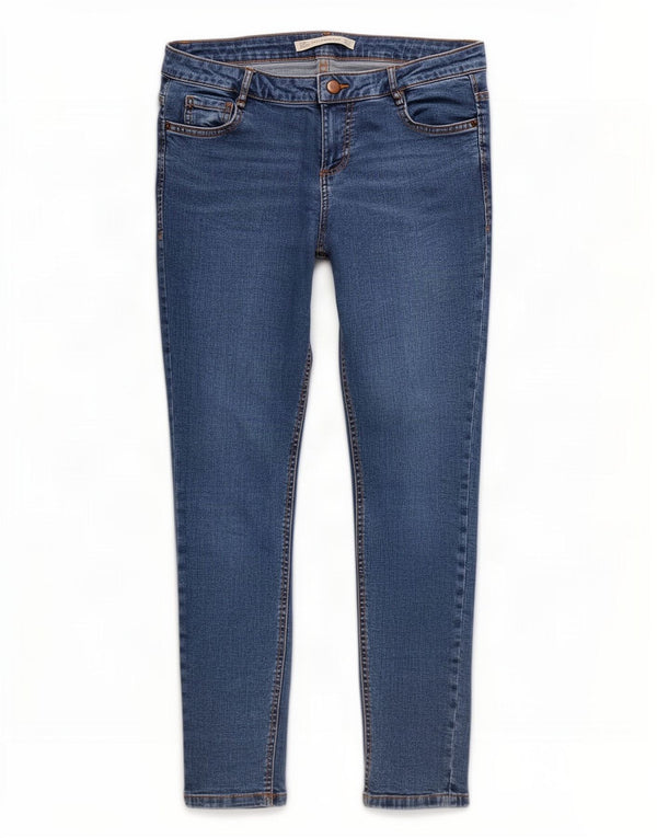 Zara Mulher Trafaluc Skinny Jeans EU 36 XS W26 L28 Azul