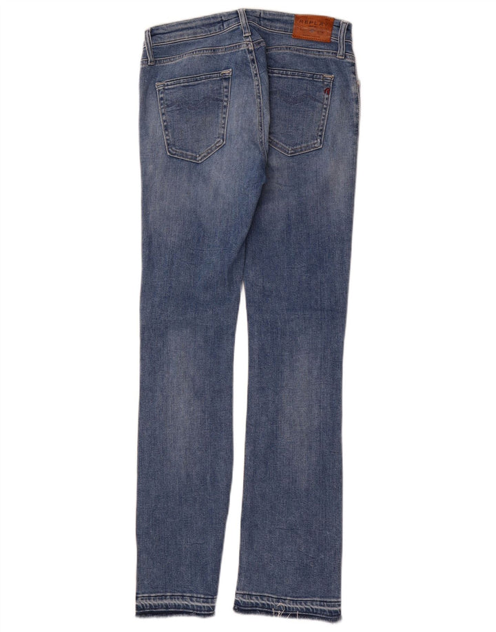 Jeans femininos Bootcut REPLAY W28 L30 algodão azul