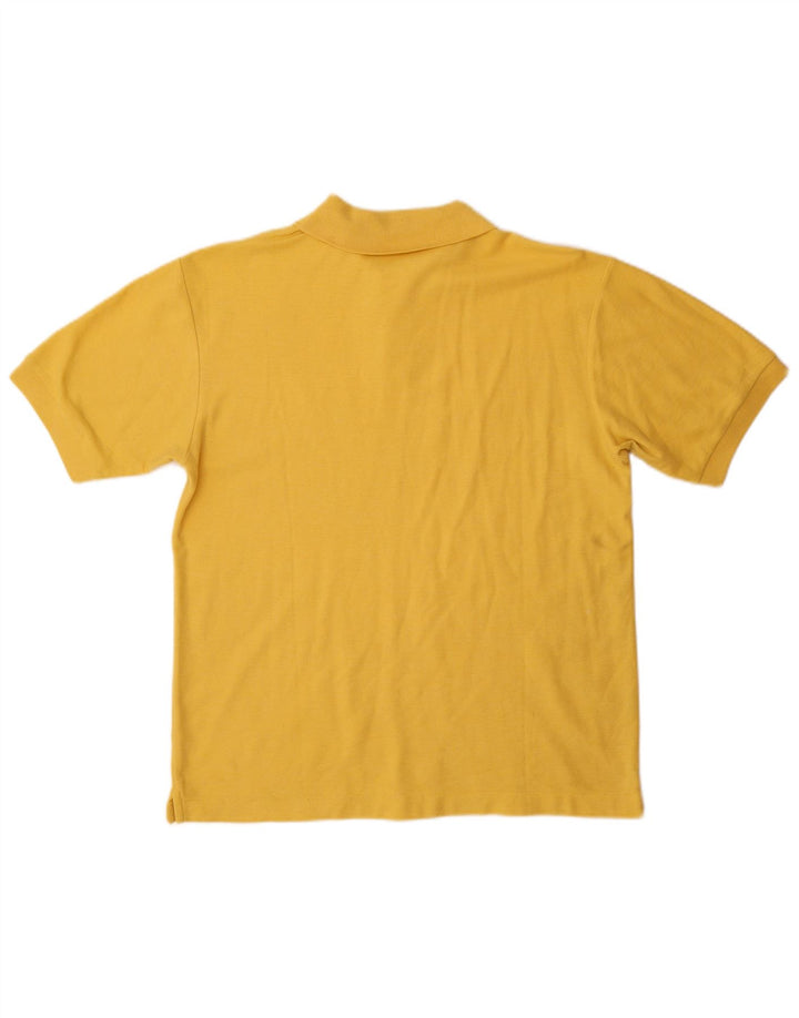 Camisa polo masculina Fila IT 48 algodão amarelo médio