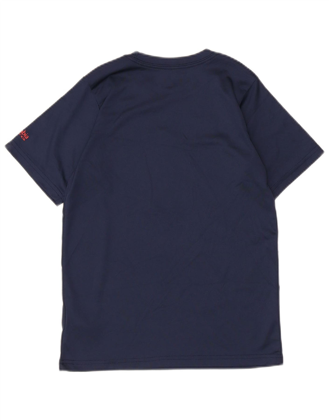 Camiseta Columbia Boys Graphic Top 10-11 Anos Médio Azul Marinho Poliéster