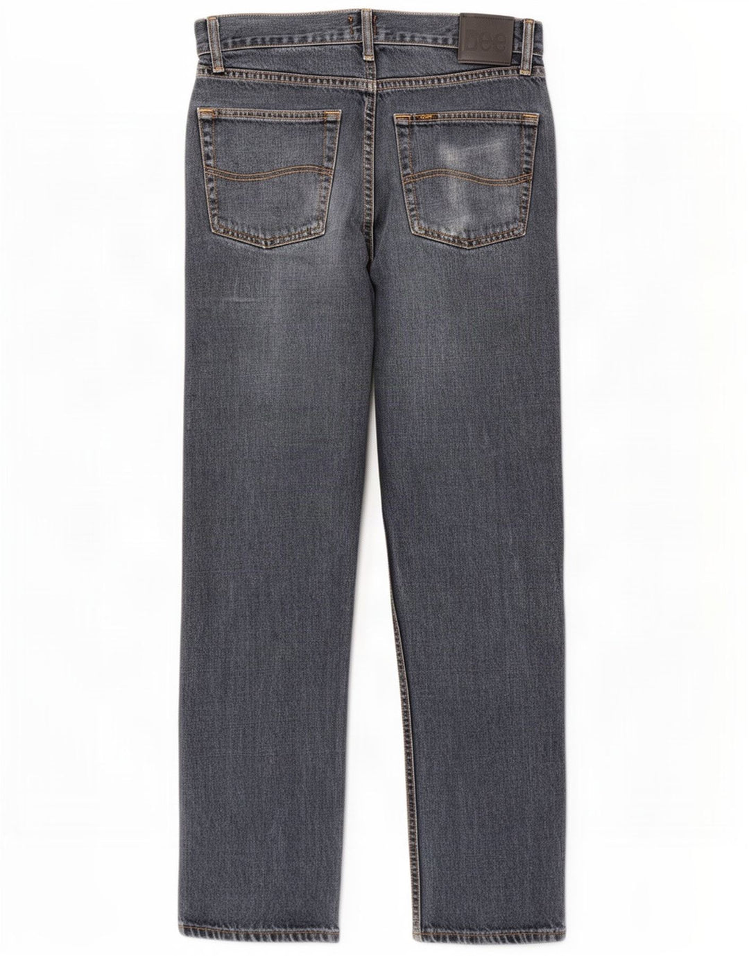 Lee Mens Straight Jeans W32 L32 Azul Algodão