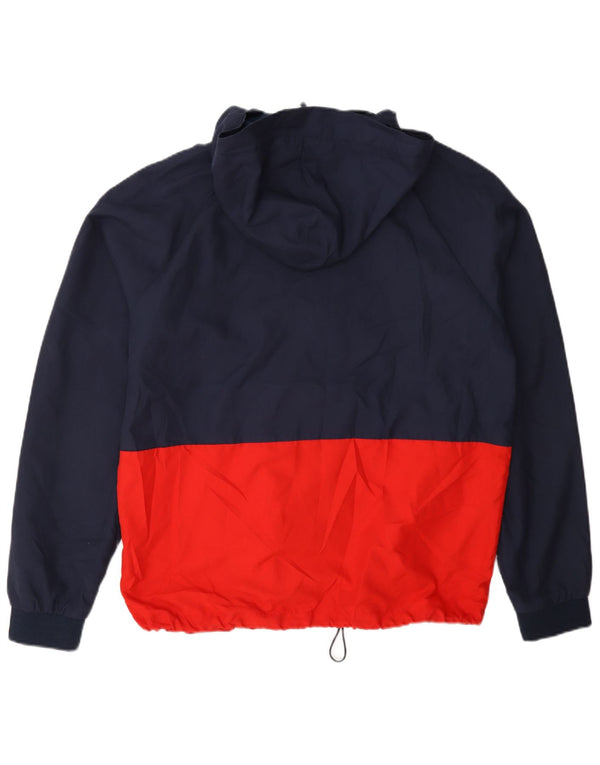 Fila Mens Graphic Hooded Tracksuit Top Jacket Médio Azul Marinho Colourblock