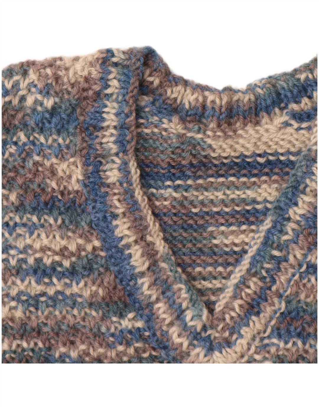 Regata feminina VINTAGE com colete UK 8 pequena manchada azul